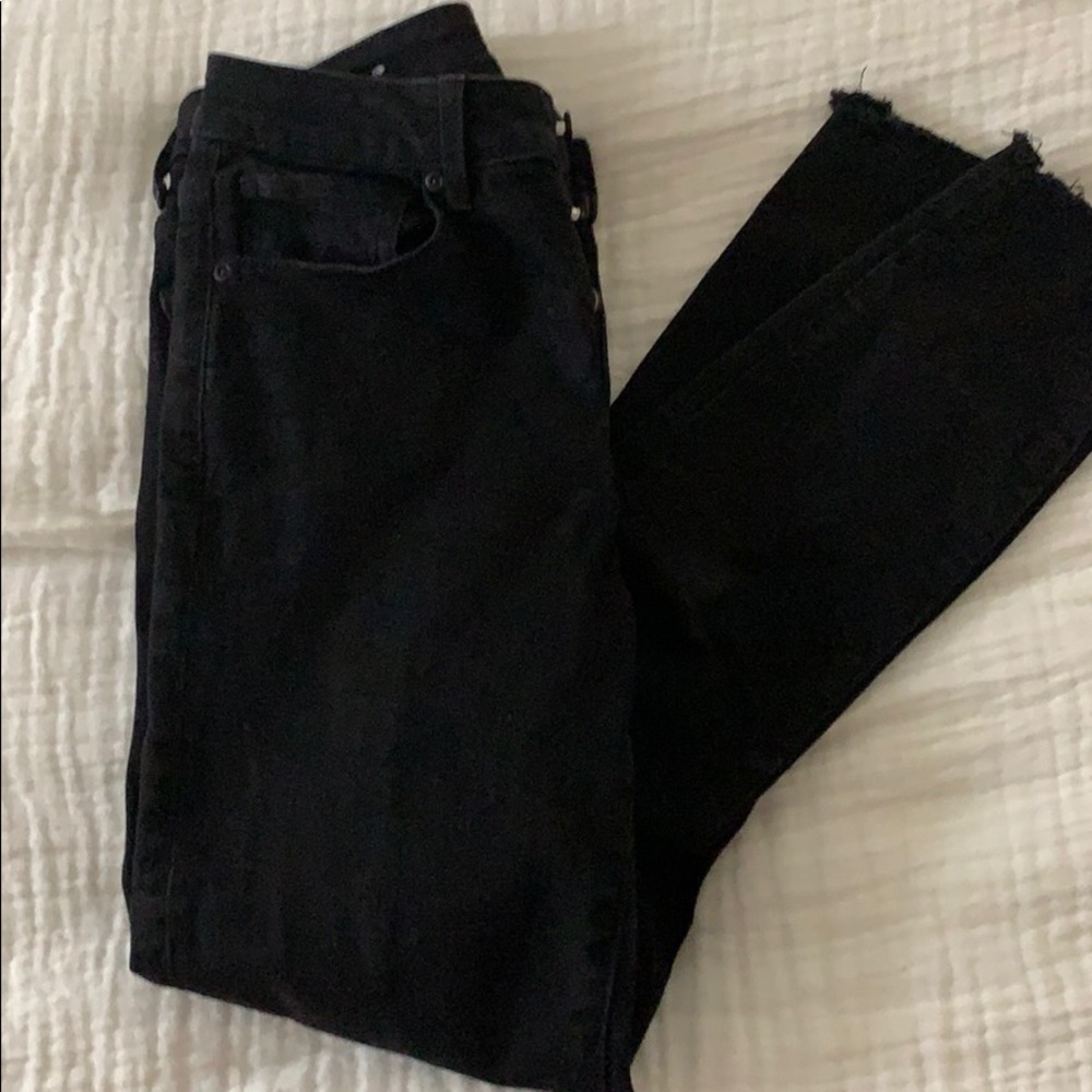 Black high waisted skinny jeans